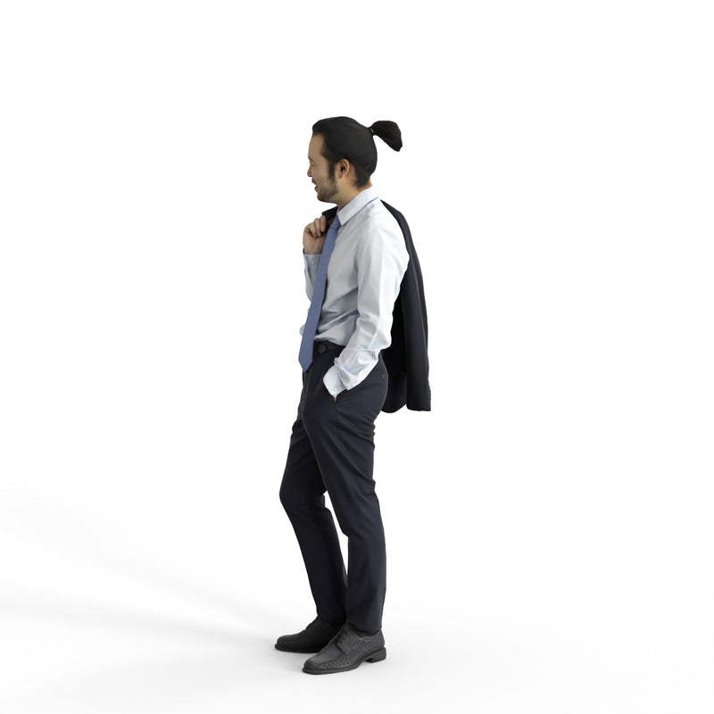 Elegant Man | eman0319hd2o02p02s | Ready-Posed 3D Human Model (Man / Still)