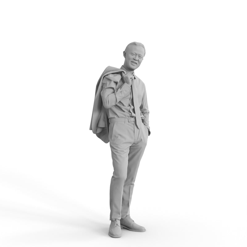 Elegant Man | eman0319hd2o02p02s | Ready-Posed 3D Human Model (Man / Still)
