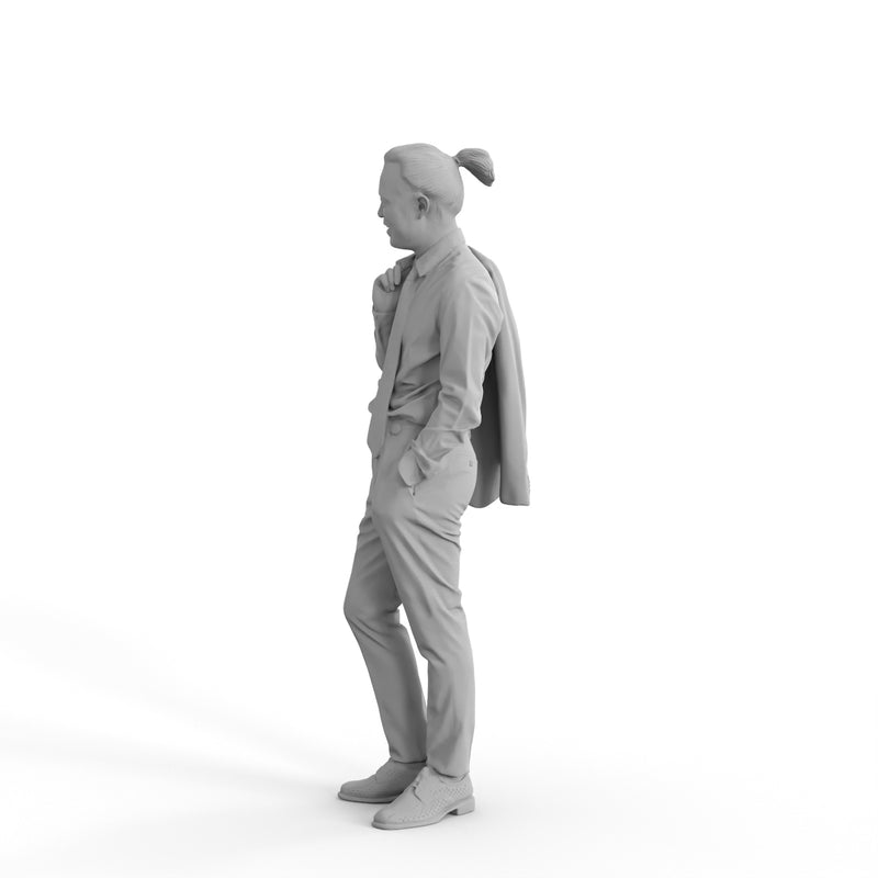 Elegant Man | eman0319hd2o02p02s | Ready-Posed 3D Human Model (Man / Still)