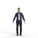 High Quality Rigged 3D Business Man | bman0322m4 | 3DS MAX Human