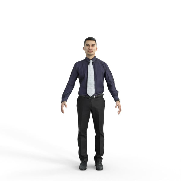 High Quality Rigged 3D Business Man | bman0322m4 | 3DS MAX Human