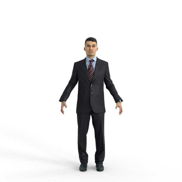 High Quality Rigged 3D Business Man | bman0323m4 | Human