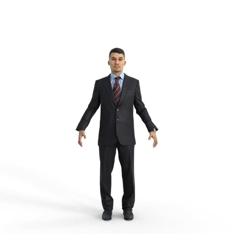 High Quality Rigged 3D Business Man | bman0323m4 | Human