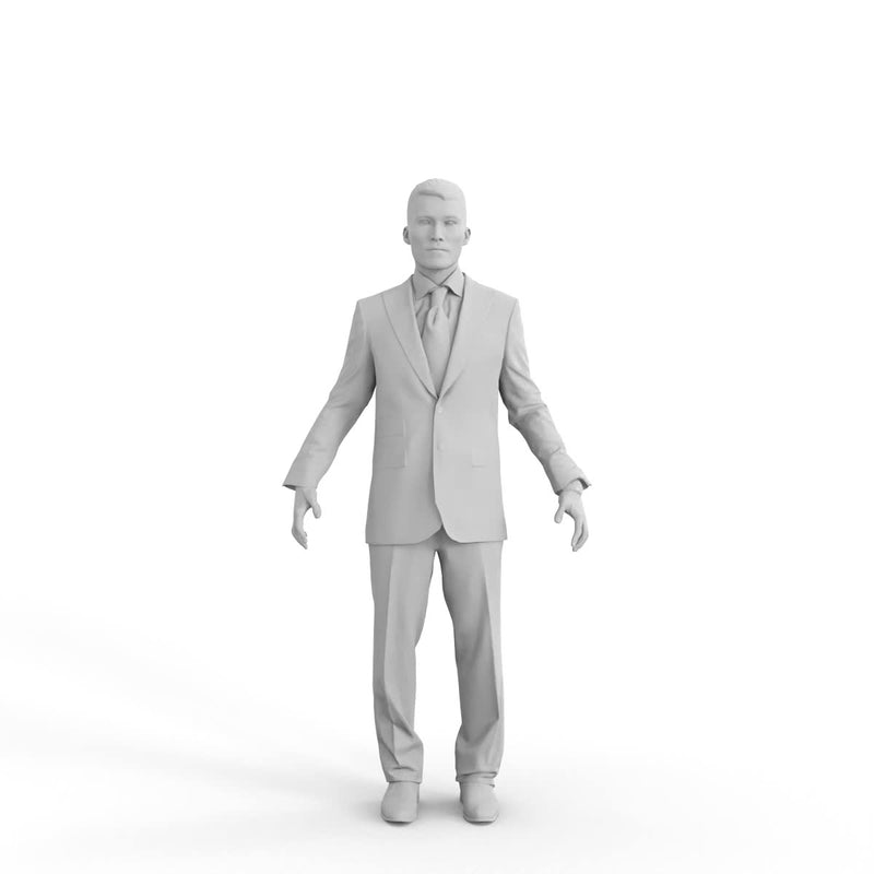High Quality Rigged 3D Business Man | bman0323m4 | Human