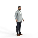 High Quality Rigged 3D Business Casual Man | cman0343m4 |3DS MAX Human
