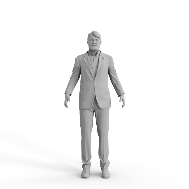 High Quality Rigged 3D Business Casual Man | cman0343m4 |3DS MAX Human