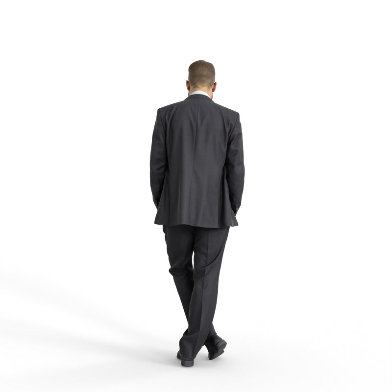 Business Man | bman0306hd2o01p02s | Ready-Posed 3D Human Model (Man / Still)
