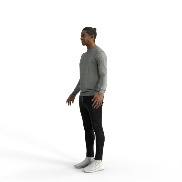 High Quality Rigged 3D Casual Man | cman0334m4 | MAX Human