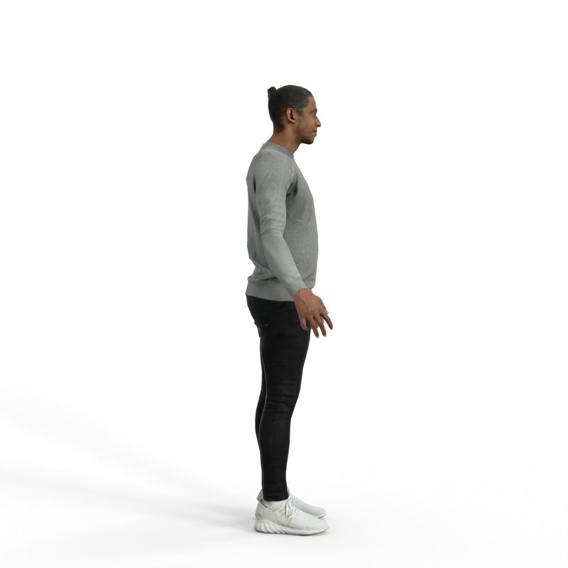 High Quality Rigged 3D Casual Man | cman0334m4 | MAX Human