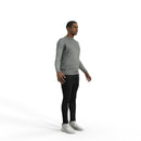 High Quality Rigged 3D Casual Man | cman0334m4 | MAX Human