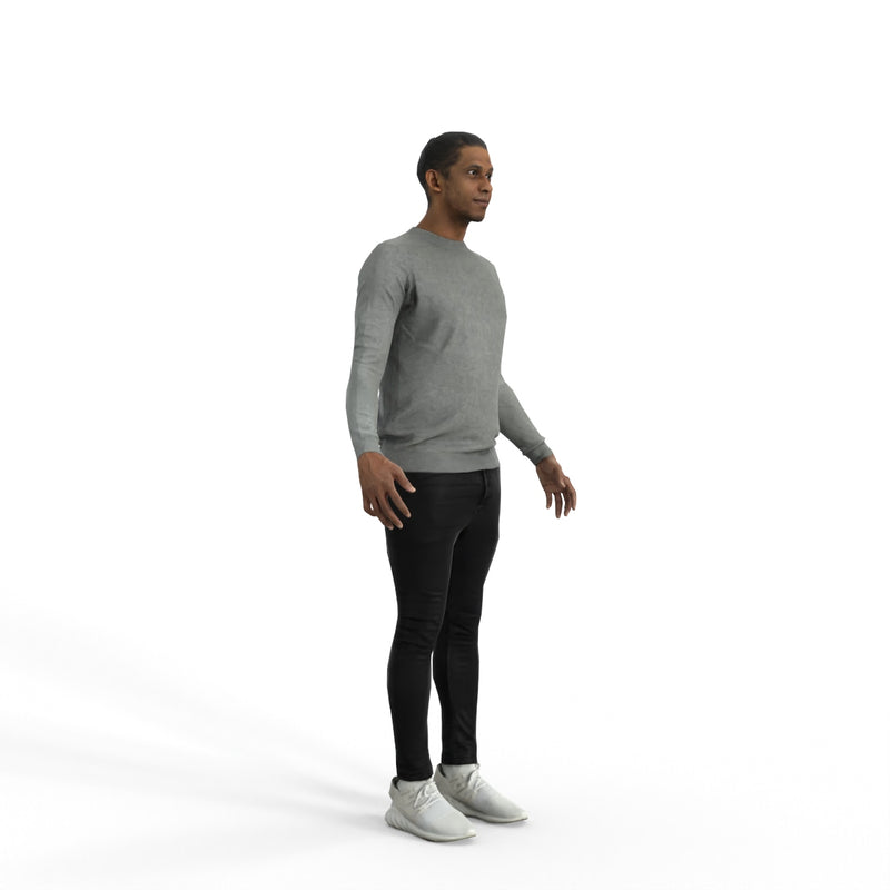 High Quality Rigged 3D Casual Man | cman0334m4 | MAX Human