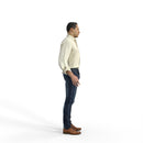 High Quality Rigged 3D Casual Man | cman0341m4 | MAX Human
