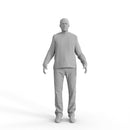 High Quality Rigged 3D Casual Man | cman0342m4 | MAX Human