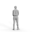 Casual Man | grp0010hd2o01p01s | Ready-Posed 3D Human Model (Man / Still)