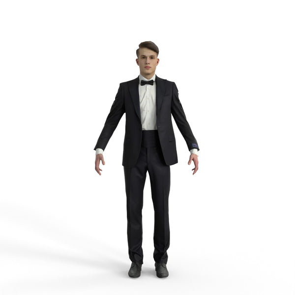 High Quality Rigged 3D Formal Man| eman0312m4 | 3DS MAX Human