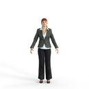 High Quality Rigged 3D Business Woman | bwom0329m4 | 3DS MAX Human