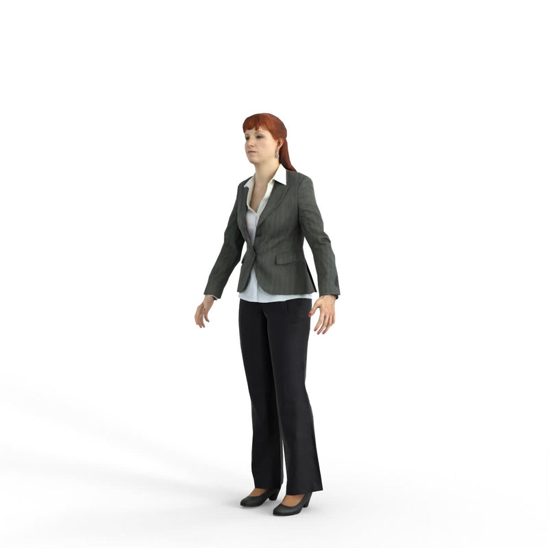 High Quality Rigged 3D Business Woman | bwom0329m4 | 3DS MAX Human