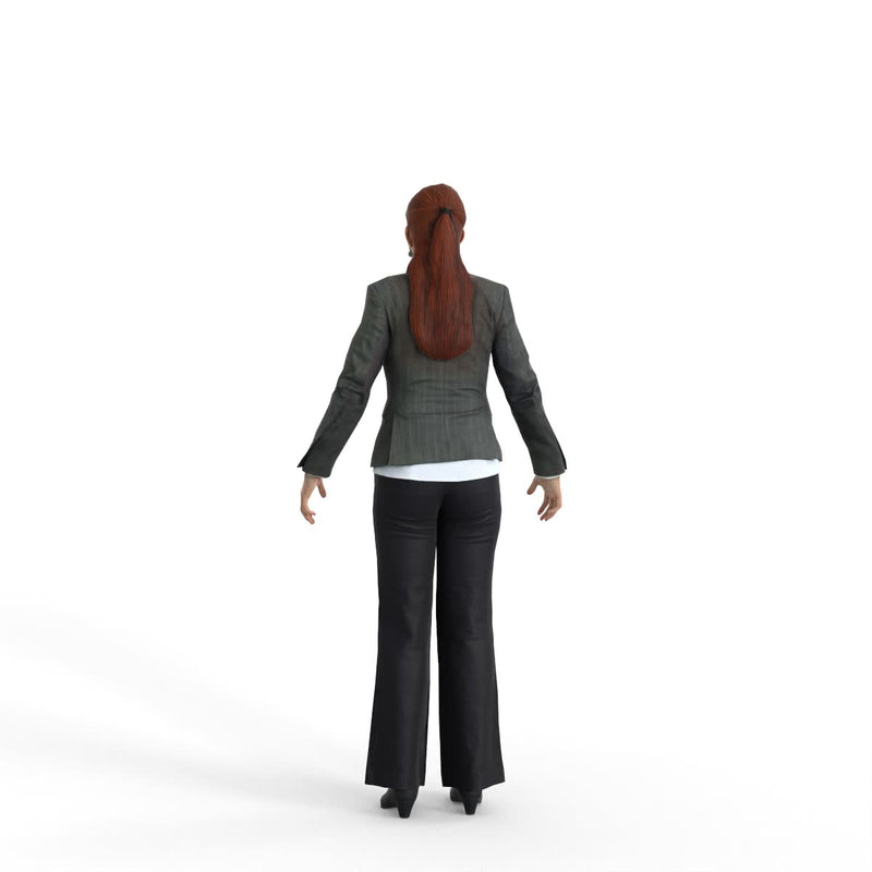 High Quality Rigged 3D Business Woman | bwom0329m4 | 3DS MAX Human