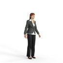 High Quality Rigged 3D Business Woman | bwom0329m4 | 3DS MAX Human