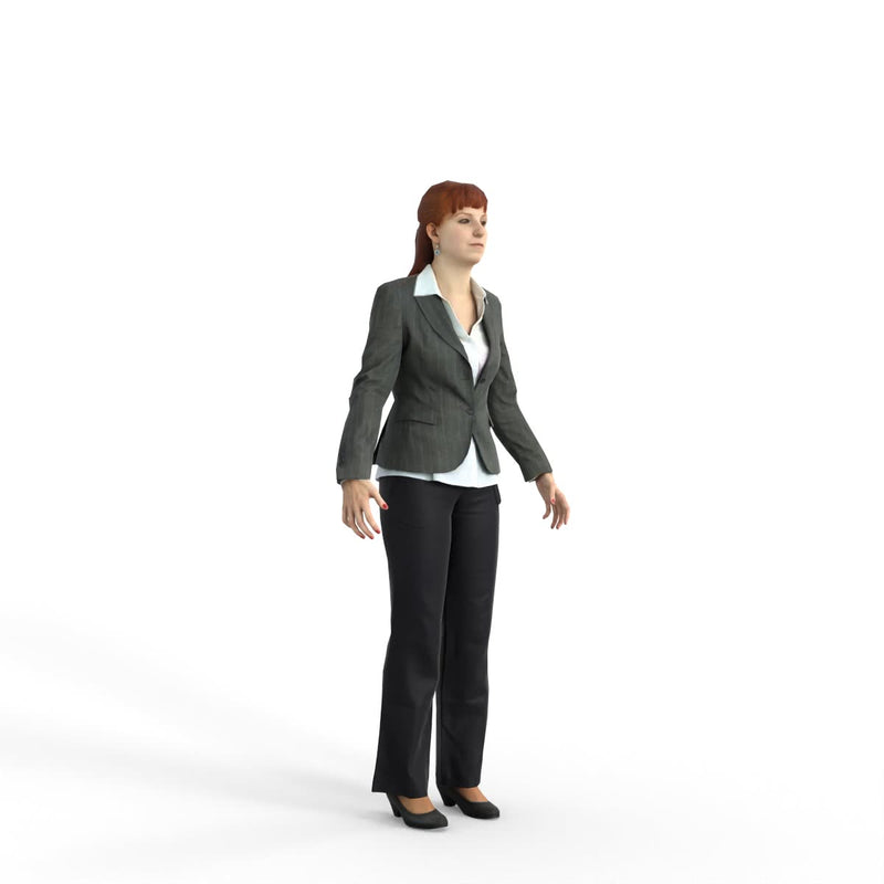 High Quality Rigged 3D Business Woman | bwom0329m4 | 3DS MAX Human