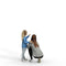 Casual Family | cfam0312hd2o01p01s | Ready-Posed 3D Human Model (Woman/Mom/Daughter/Still)