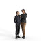 Casual Family | cfam0303hd2o01p01s | Ready-Posed 3D Human Model (Woman/Mom/Son/Still)