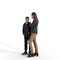 Casual Family | cfam0303hd2o01p01s | Ready-Posed 3D Human Model (Woman/Mom/Son/Still)