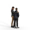 Casual Family | cfam0303hd2o01p01s | Ready-Posed 3D Human Model (Woman/Mom/Son/Still)