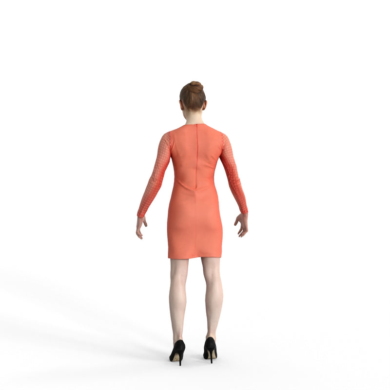 High Quality Rigged 3D Business Woman | ewom0316m4 | 3DS MAX Human