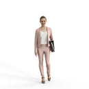 Business Woman | bwom0316hd2o02p01s | Ready-Posed 3D Human Model (Woman / Still)
