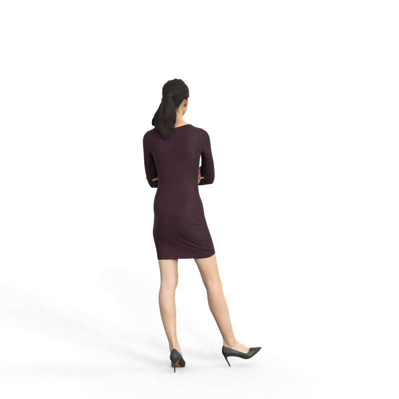 Business Woman | grp0006hd2o01p01s | Ready-Posed 3D Human Model (Woman / Still)