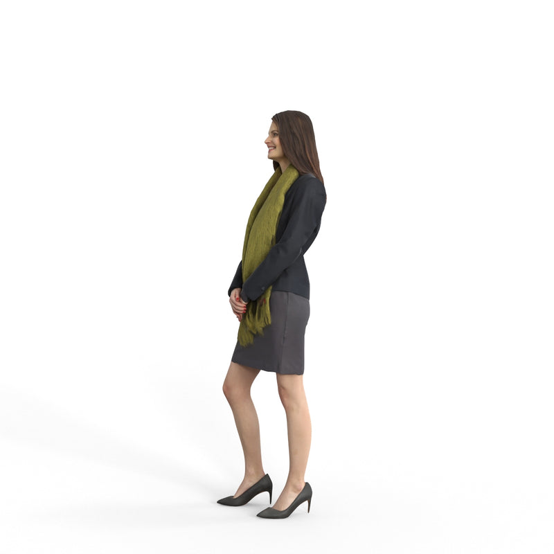 Business Woman | grp0007hd2o01p01s | Ready-Posed 3D Human Model (Woman / Still)