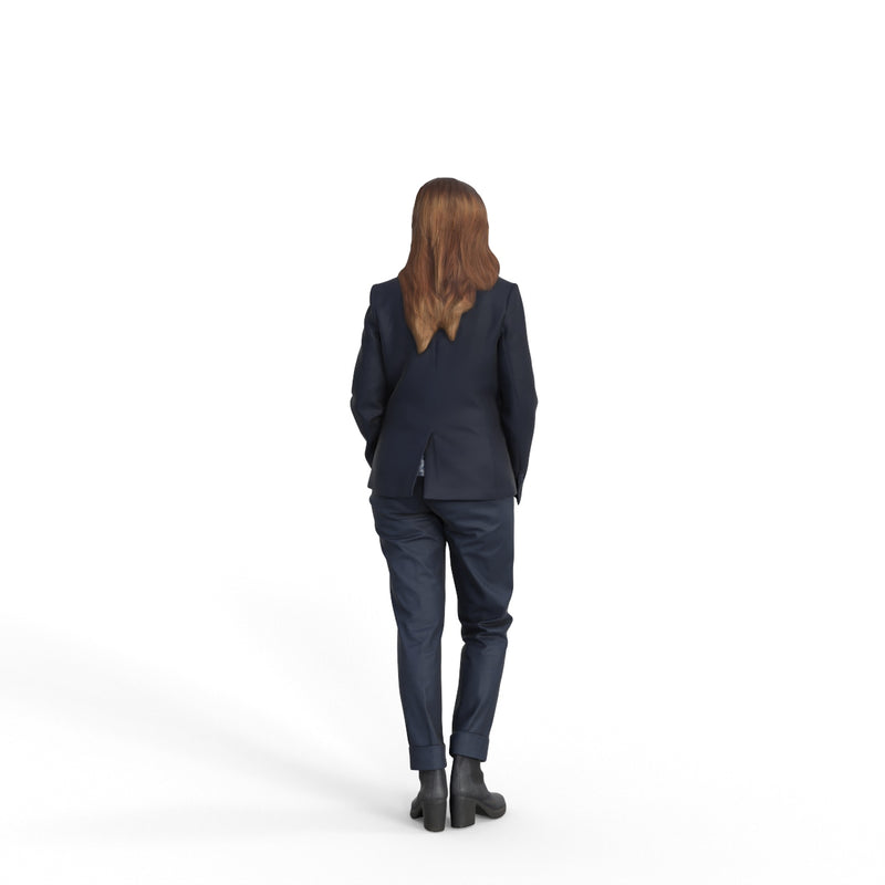 Business Woman | grp0008hd2o01p01s | Ready-Posed 3D Human Model (Woman / Still)