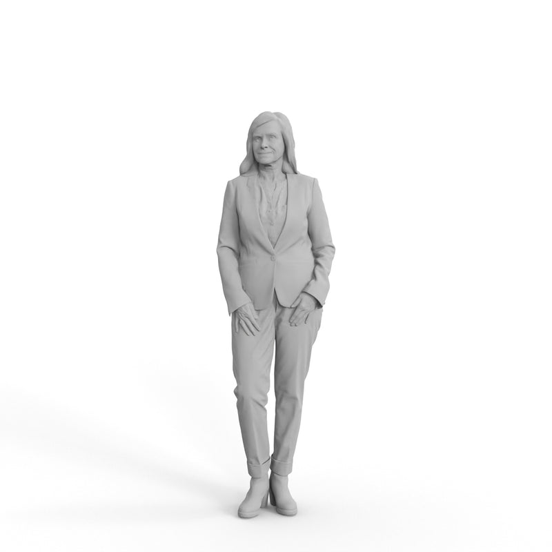 Business Woman | grp0008hd2o01p01s | Ready-Posed 3D Human Model (Woman / Still)