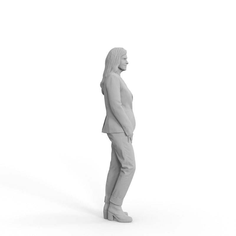 Business Woman | grp0008hd2o01p01s | Ready-Posed 3D Human Model (Woman / Still)