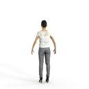 High Quality Rigged 3D Casual Woman | bwom0330m4 | 3DS MAX Human