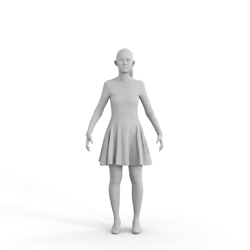 High Quality Rigged 3D Business Woman | bwom0331m4 | 3DS MAX Human