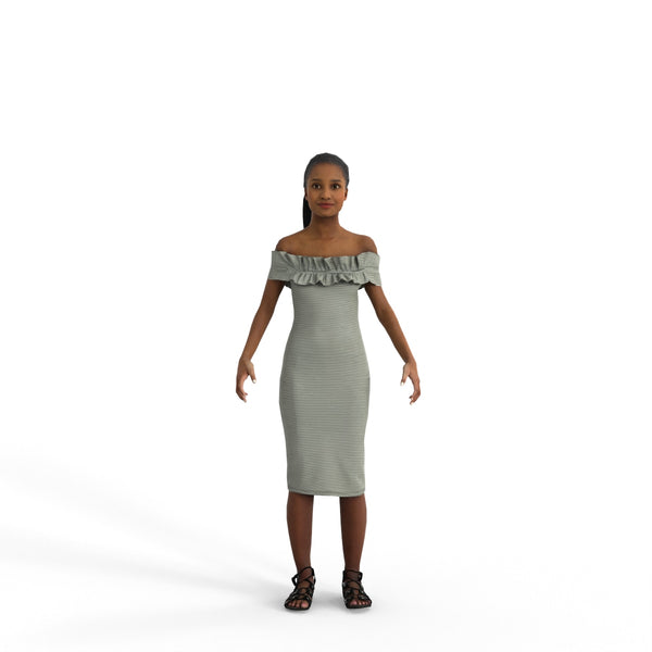 High Quality Rigged 3D Casual Woman | cwom0339m4 | 3DS MAX Human