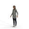 High Quality Rigged 3D Casual Woman | cwom0345m4 | 3DS MAX Human