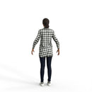 High Quality Rigged 3D Casual Woman | cwom0345m4 | 3DS MAX Human