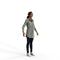 High Quality Rigged 3D Casual Woman | cwom0345m4 | 3DS MAX Human