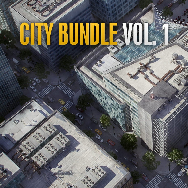 Archmodels City Bundle vol. 1 (Evermotion 3D Models) - Architectural Visualizations