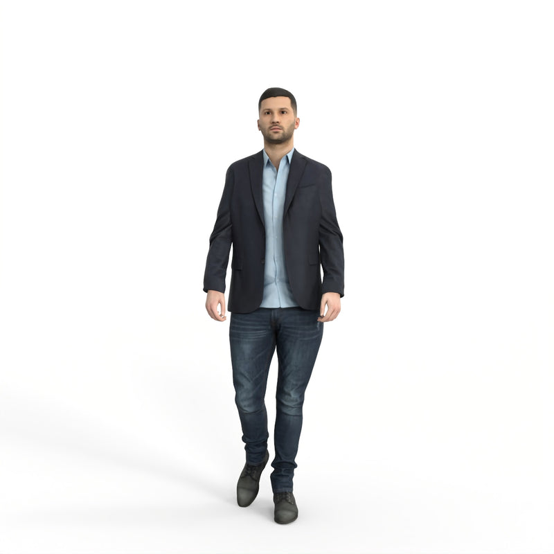 High Quality Rigged 3D Casual Man | grman0002m4 | Rigged 3D Human