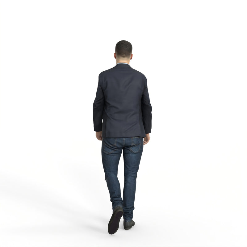 High Quality Rigged 3D Casual Man | grman0002m4 | Rigged 3D Human