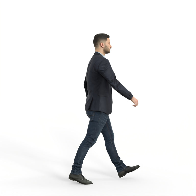High Quality Rigged 3D Casual Man | grman0002m4 | Rigged 3D Human