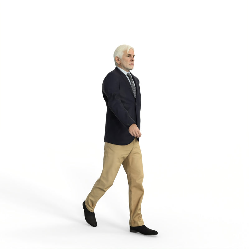 High Quality Rigged 3D Business Casual Man | grman0003m4 | Rigged 3D Human