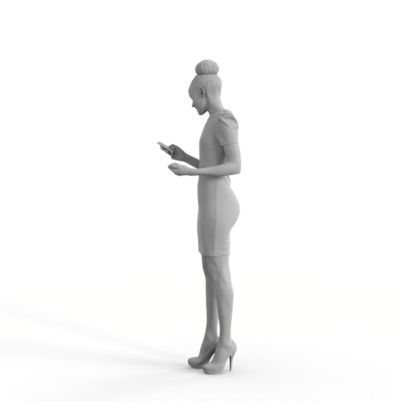 Professiona Woman | bman0345hd2o01p01s | Ready-Posed 3D Human Model (Woman)