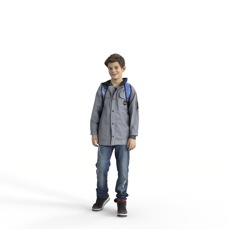 AXYZ Casual Family Bundle | memss064hd2 | Ready- Posed 3D Human Model