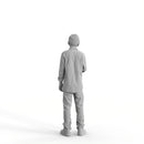 Casual Family | cboy0303hd2o02p01s| Ready-Posed 3D Human Model (boy)