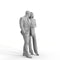 Couple | ccou0013hd2o01p01s | Ready-Posed 3D Human Model (Man Woman)